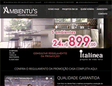 Tablet Screenshot of ambientus.com.br